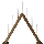 Markslöjd 706226 - Christmas candlestick ARIELE 7xE10/3W/230V wood/white