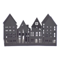 Markslöjd 706364 - YORK LED Christmas candle holder 3xLED/0.1W/1xCR2032 black