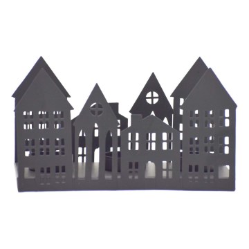 Markslöjd 706364 - YORK LED Christmas candle holder 3xLED/0.1W/1xCR2032 black