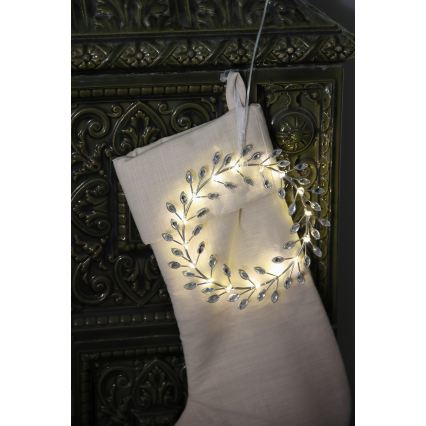 Markslöjd 706557 - LED Christmas decoration ARIA LED/3,12W/2xAA silver