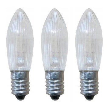 Markslöjd 8263 - SET 3x Heavy-duty Christmas bulb TOPPLAMPA E10/3W/34V