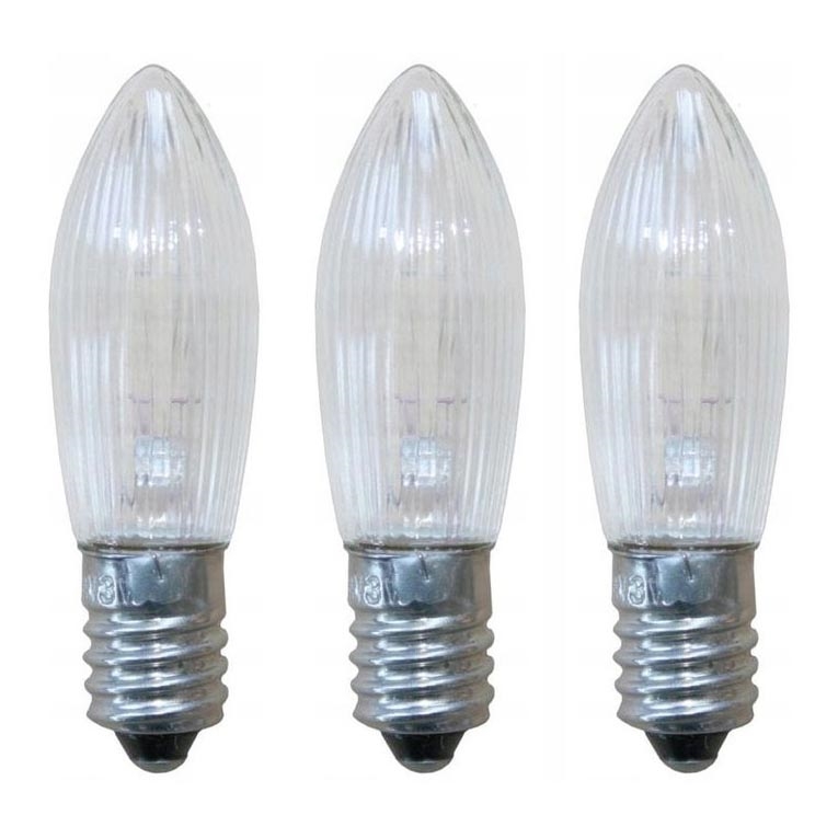 Markslöjd 8263 - SET 3x Heavy-duty Christmas bulb TOPPLAMPA E10/3W/34V