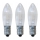 Markslöjd 8263 - SET 3x Heavy-duty Christmas bulb TOPPLAMPA E10/3W/34V