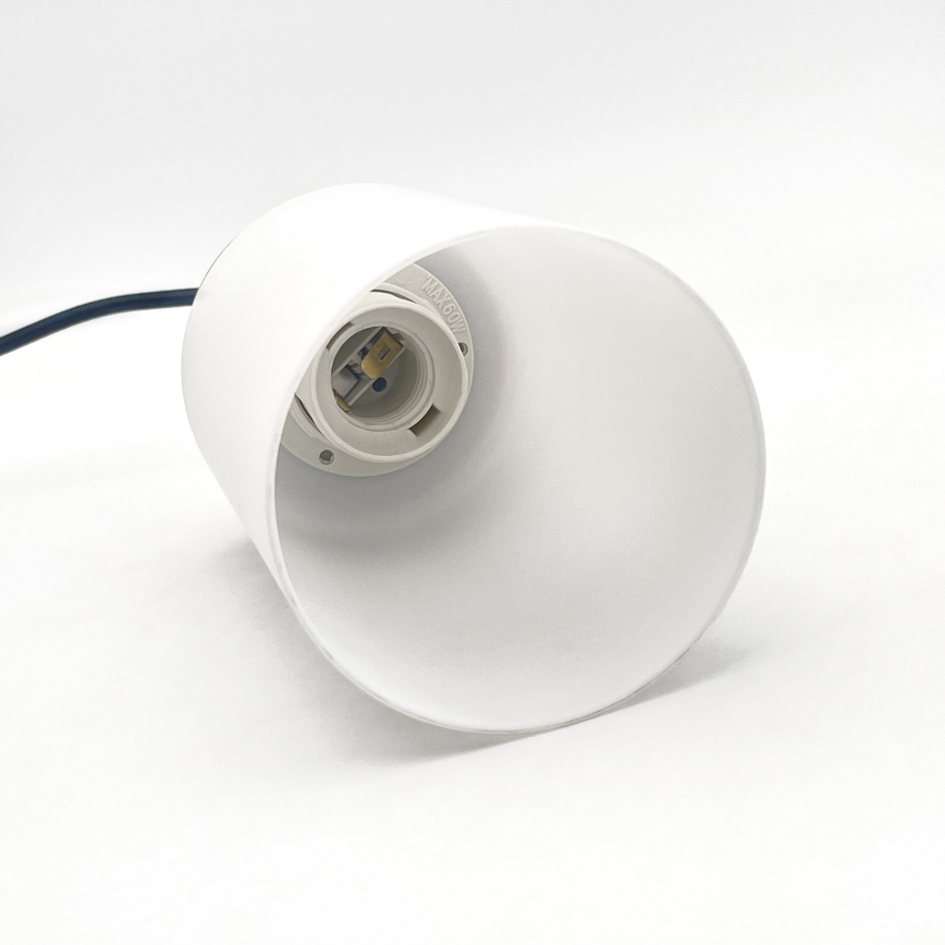 MARKUS cable-suspended chandelier 5xE27/15W/230V, black/oak