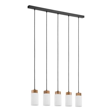 MARKUS Cable‑Suspended Pendant Light 5xE27/15W/230V, Black
