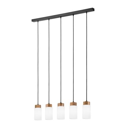 MARKUS Cable‑Suspended Pendant Light 5xE27/15W/230V, Black