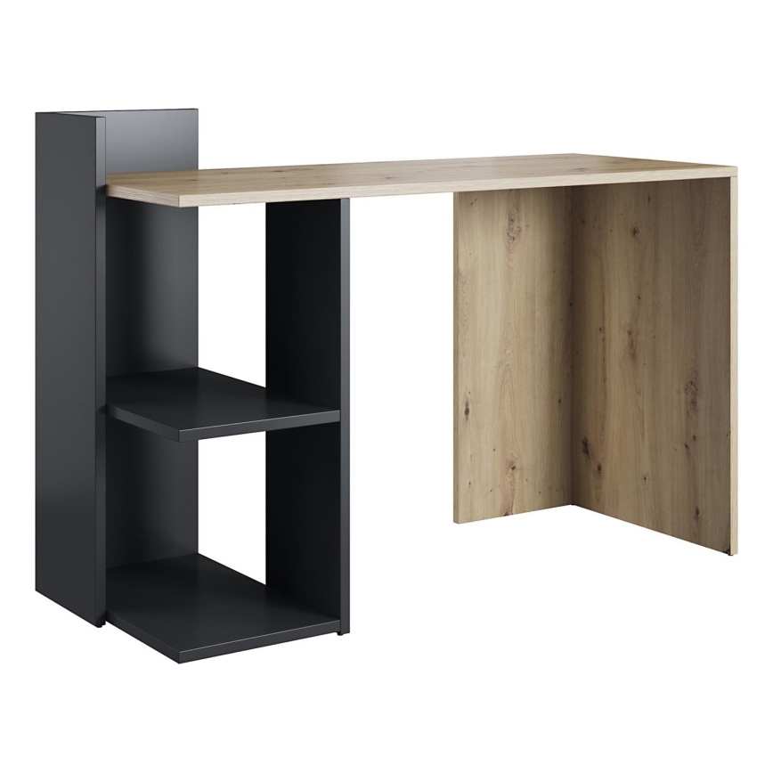 MARLO Writing Desk, Artisan Oak/Anthracite