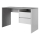 MARLO writing desk with drawers, concrete grey/white