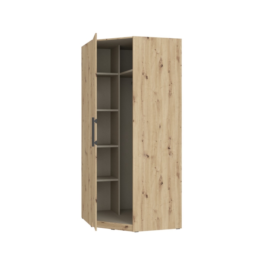 MARO Corner Wardrobe 94x213 cm, Artisan Oak