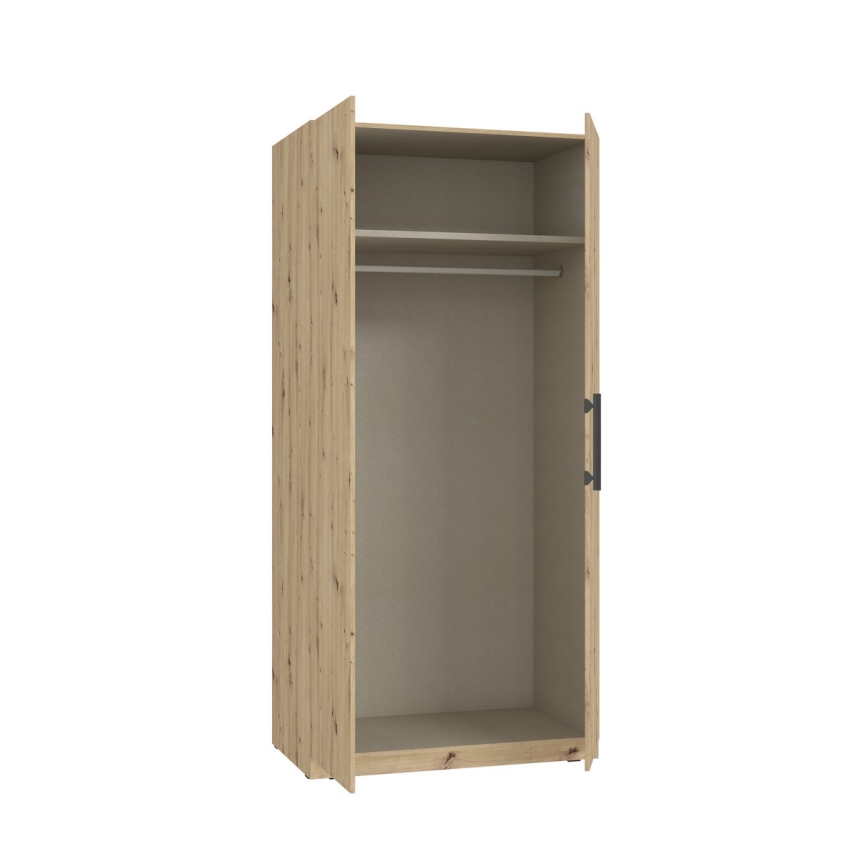 MARO Wardrobe 100x213 cm, Artisan Oak