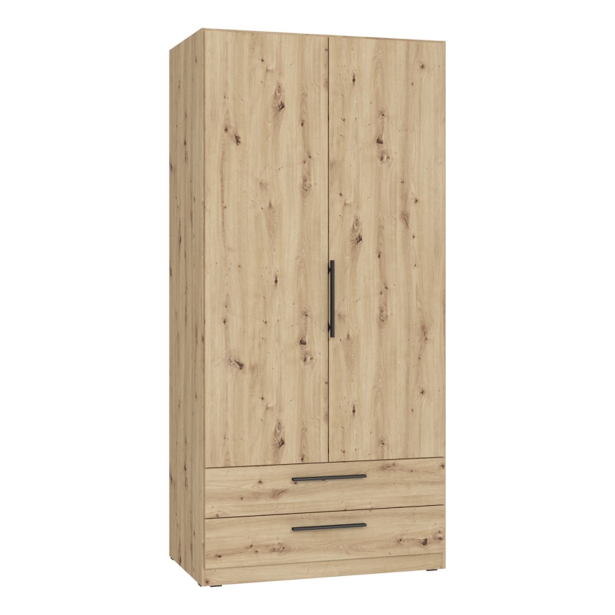 MARO Wardrobe 100x213 cm Artisan Oak