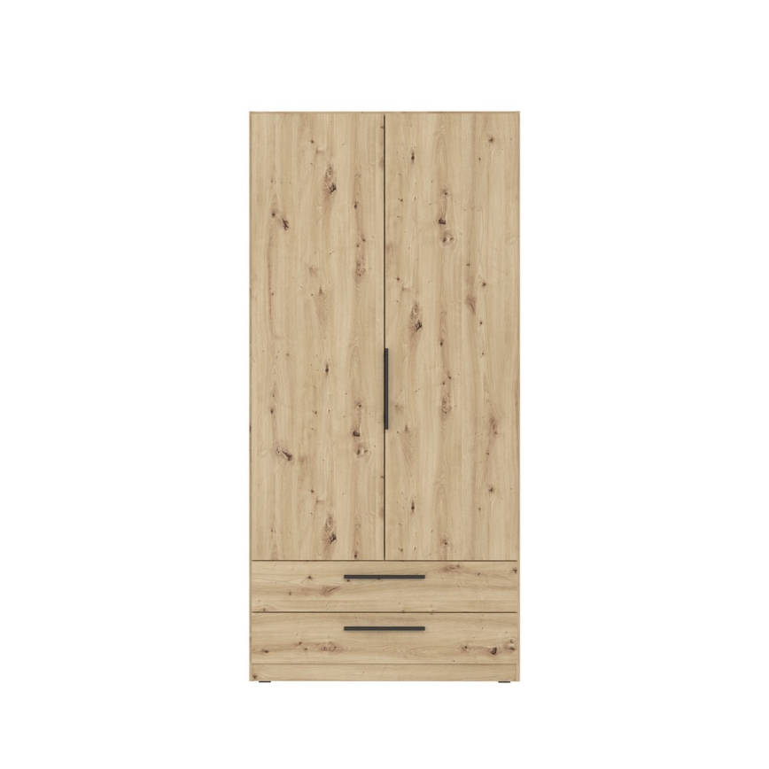 MARO Wardrobe 100x213 cm Artisan Oak
