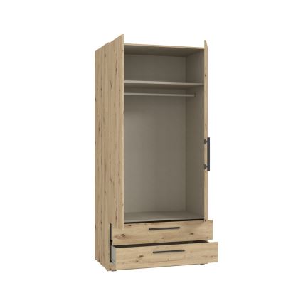 MARO Wardrobe 100x213 cm Artisan Oak