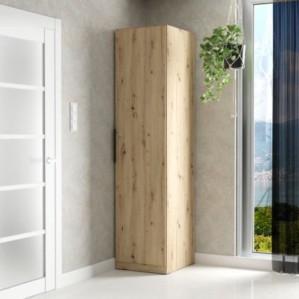 MARO Wardrobe 51 x 213 cm Artisan Oak