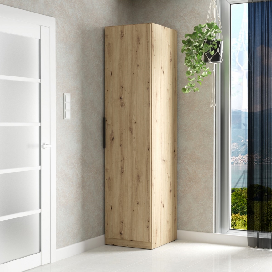 MARO Wardrobe 51 x 213 cm Artisan Oak