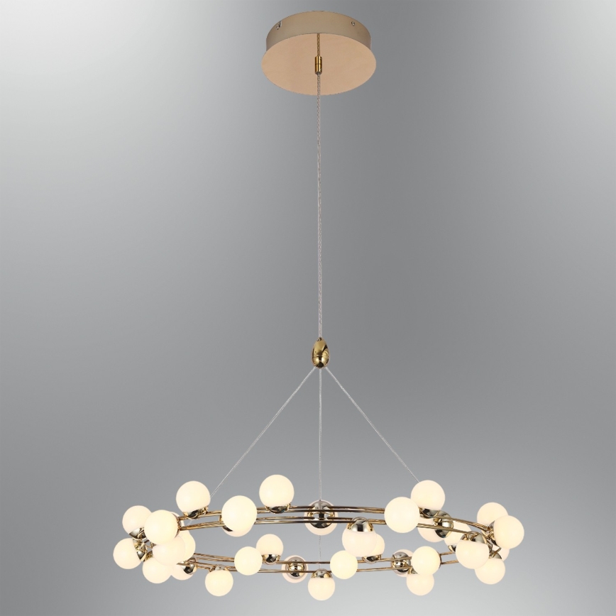 MARS LED cable-suspended chandelier LED/50W/230V 3000K Gold