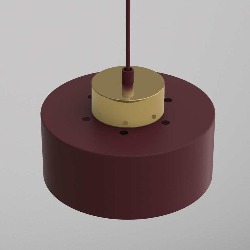 MARTI Cable Pendant 1xE27/15W/230V Burgundy/Gold