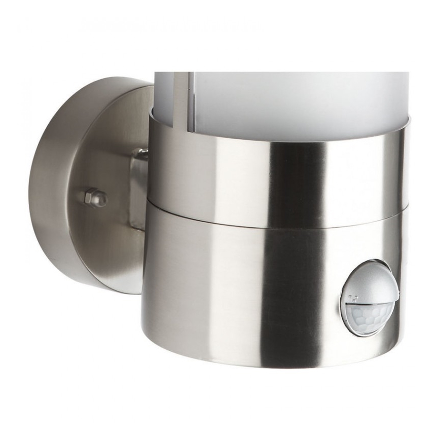 Massive 16334/47/10 - Outdoor wall light with a sensor CALGARY 1xE27/14W IP44