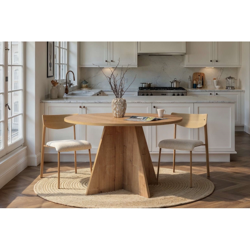 MATIN dining table Ø 120 cm, oak