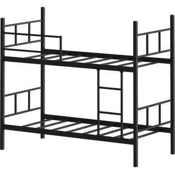 MAVEN Metal Bunk Bed 90x200 cm, Black, Load Capacity 2x100 kg