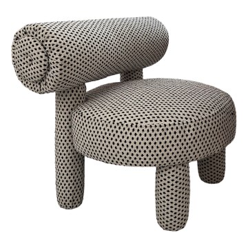 MAVI Children's Armchair, Beige/Black