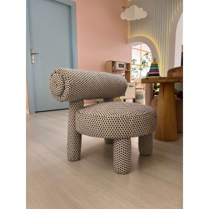 MAVI Children's Armchair, Beige/Black