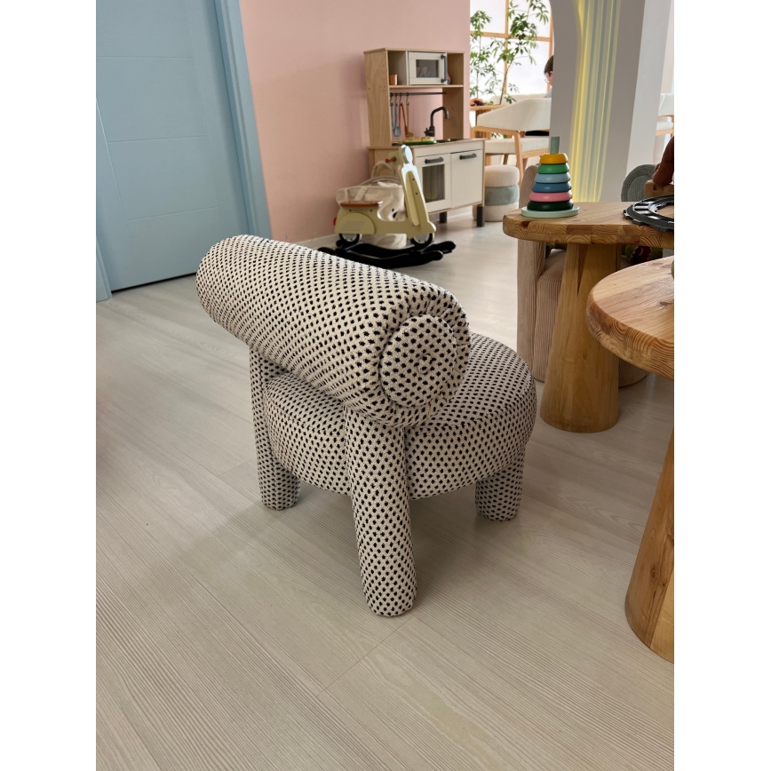 MAVI Children's Armchair, Beige/Black