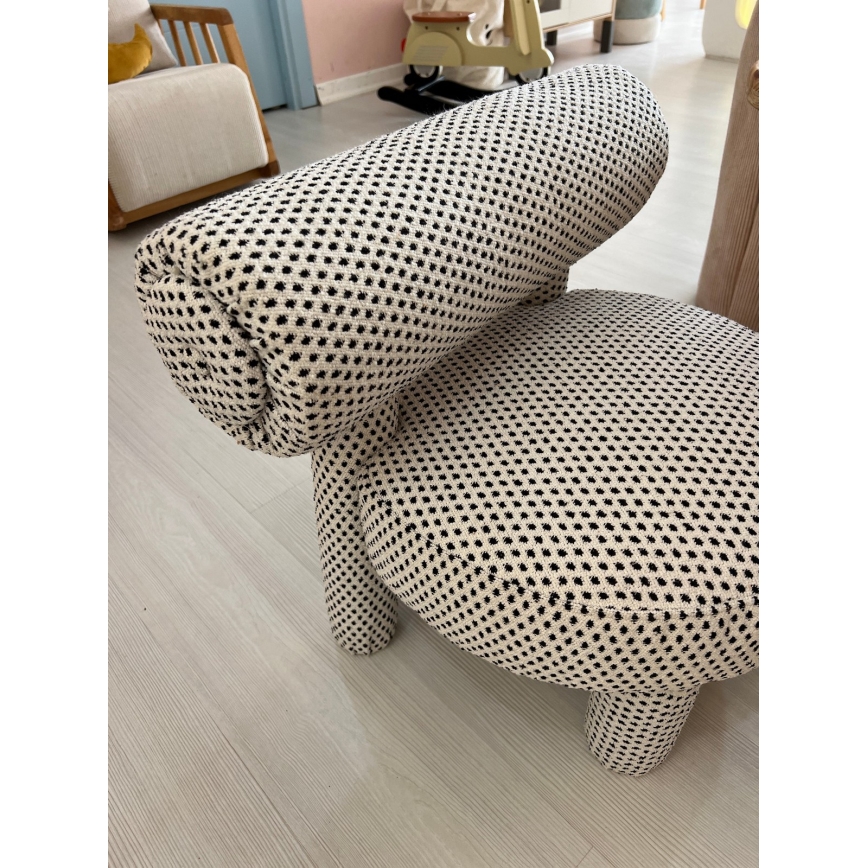 MAVI Children's Armchair, Beige/Black