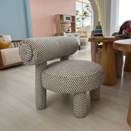 MAVI Children's Armchair, Beige/Black