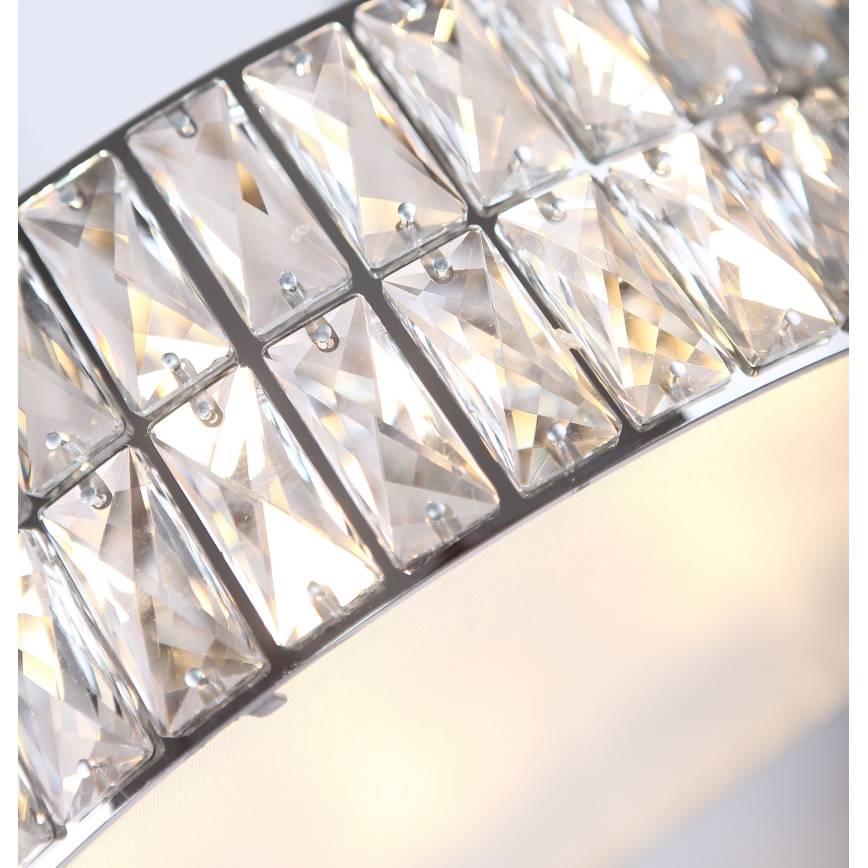 MAXLIGHT C0122 - Ceiling light DIAMANTE 6xG9/42W/230V d. 46 cm shiny chrome