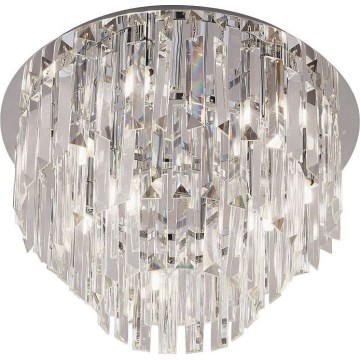 MAXLIGHT C0136 - Ceiling light MONACO 9xG9/40W/230V d. 42 cm shiny chrome