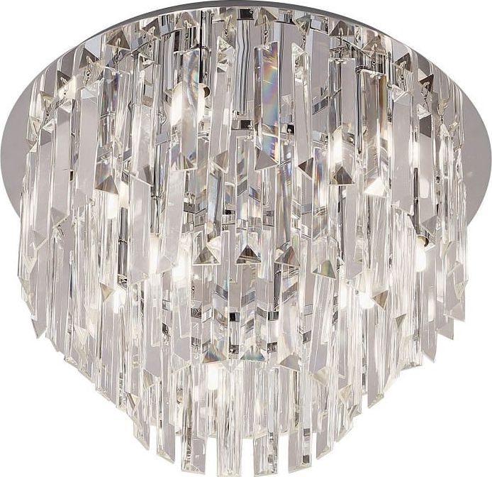 MAXLIGHT C0136 - Ceiling light MONACO 9xG9/40W/230V d. 42 cm shiny chrome