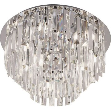 MAXLIGHT C0137 - Ceiling light MONACO 15xG9/40W/230V d. 60 cm shiny chrome