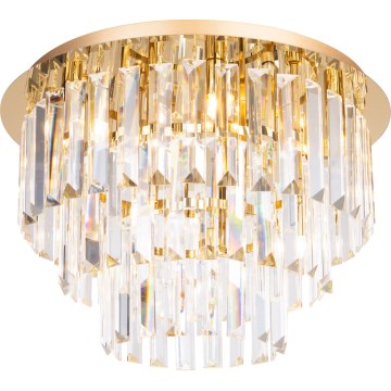 MAXLIGHT C0205 - Ceiling light MONACO 9xG9/40W/230V d. 42 cm gold