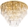 MAXLIGHT C0206 - Ceiling light MONACO 15xG9/40W/230V d. 60 cm gold