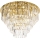 MAXLIGHT C0224 - Ceiling light MONACO 16xG9/40W/230V d. 80 cm gold