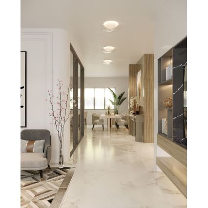 MAXLIGHT C0233 - LED Ceiling light DUO LED/10W/230V d. 34 cm white