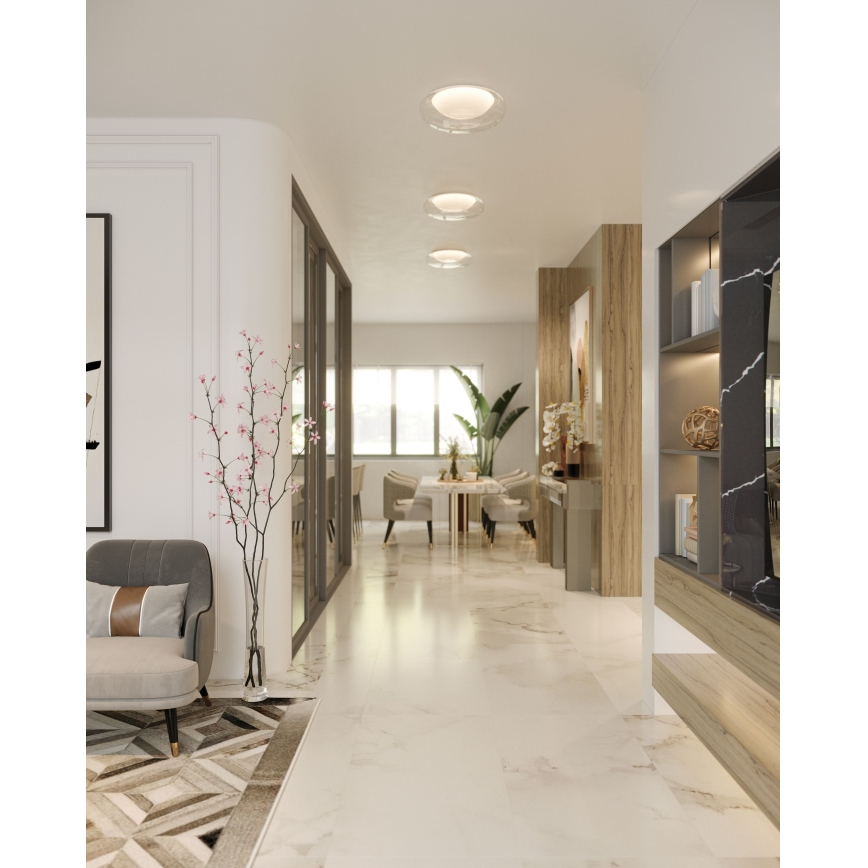 MAXLIGHT C0233 - LED Ceiling light DUO LED/10W/230V d. 34 cm white