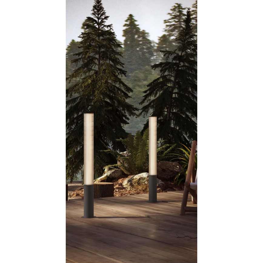 MAXLIGHT F0065 - LED Outdoor Lamp GARDENIA LED/25W/230V 105 cm CRI 93 IP65 anthracite