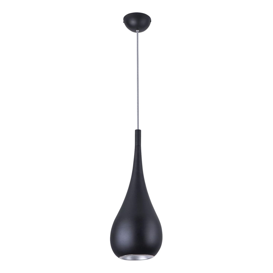 MAXLIGHT P0233 - Chandelier on a string DROP 1xE27/40W/230V d. 20 cm black
