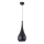 MAXLIGHT P0233 - Chandelier on a string DROP 1xE27/40W/230V d. 20 cm black