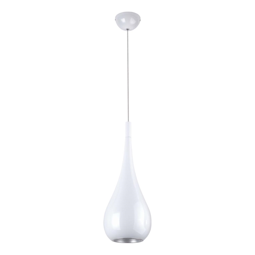 MAXLIGHT P0235 - Chandelier on a string DROP 1xE27/40W/230V d. 20 cm white