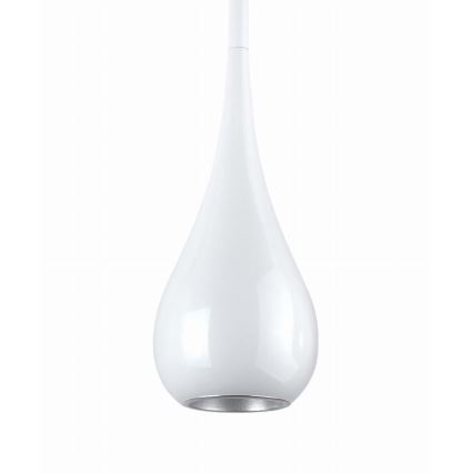 MAXLIGHT P0235 - Chandelier on a string DROP 1xE27/40W/230V d. 20 cm white
