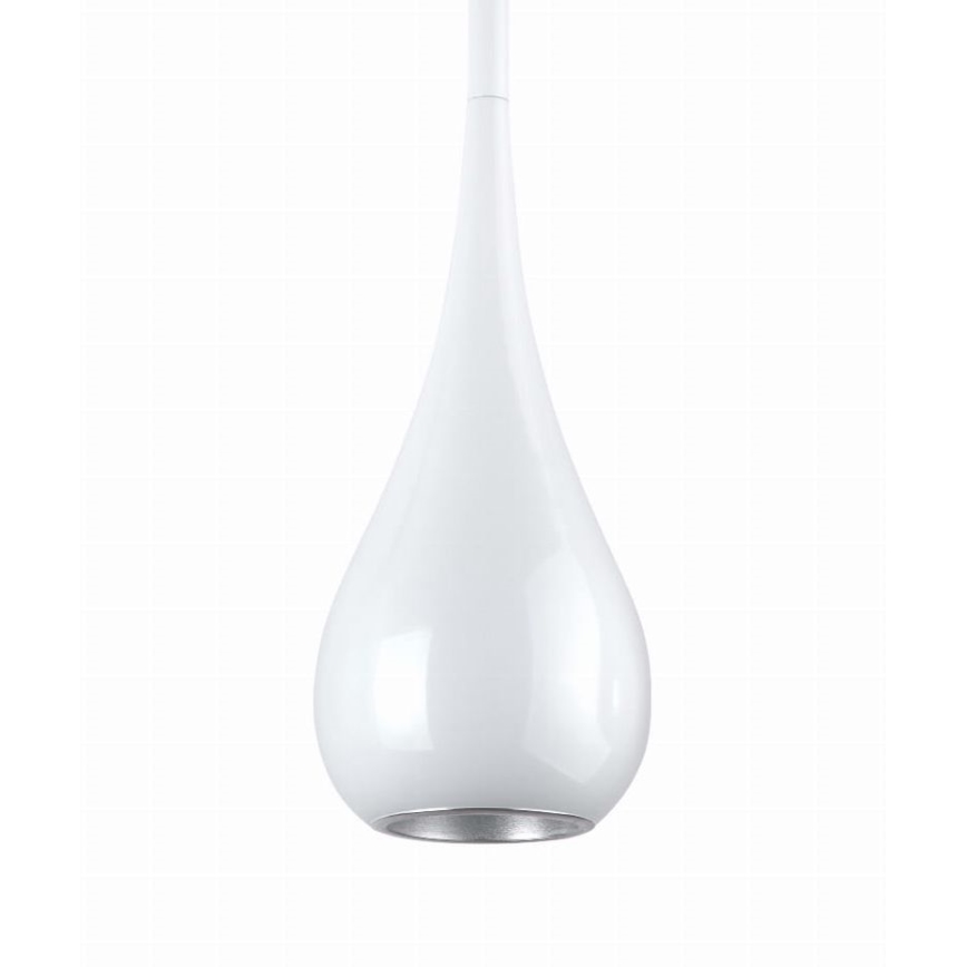 MAXLIGHT P0235 - Chandelier on a string DROP 1xE27/40W/230V d. 20 cm white