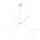 MAXLIGHT P0270 - LED Chandelier on a string SPIDER LED/33W/230V white