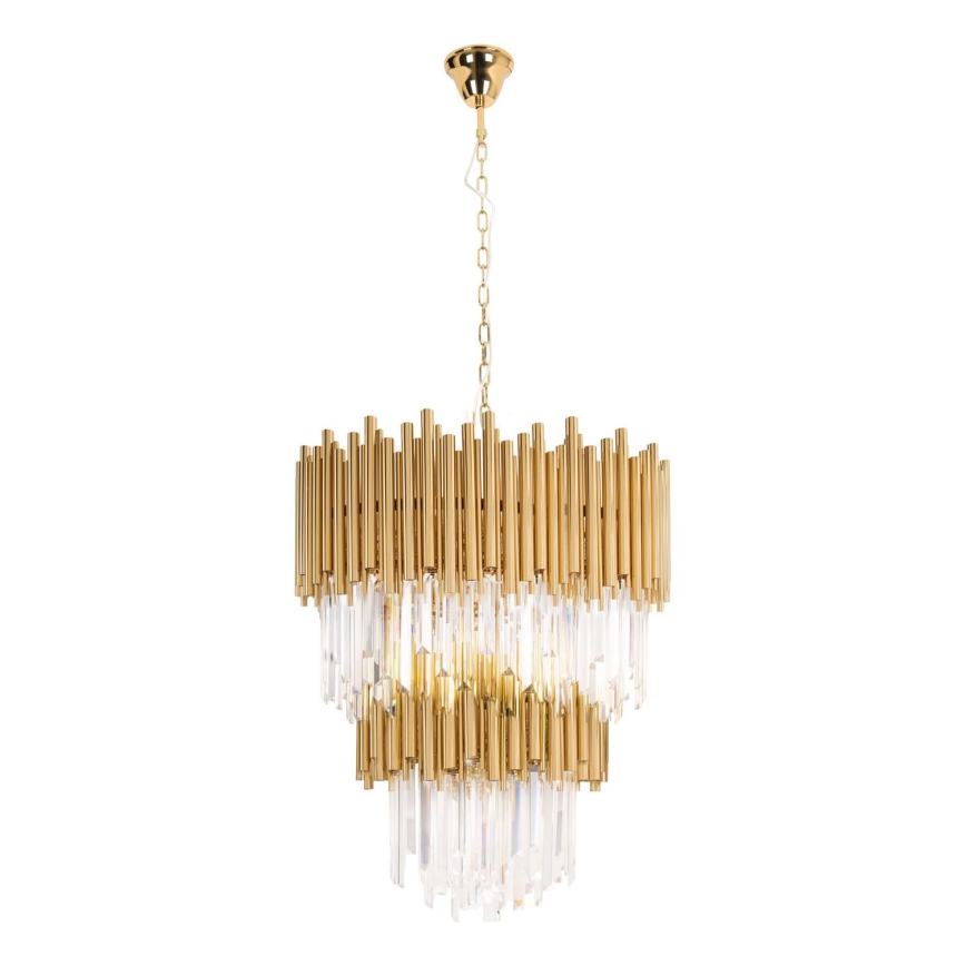 MAXLIGHT P0283 - Chandelier on a chain VOGUE 16xE14/40W/230V d. 60 cm gold