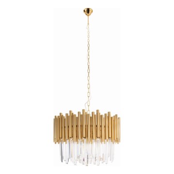 MAXLIGHT P0284 - Chandelier on a chain VOGUE 12xE14/40W/230V d. 60 cm gold