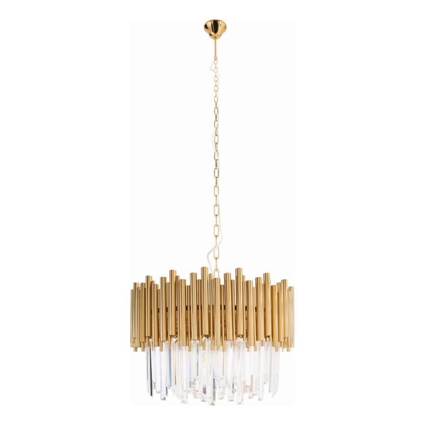 MAXLIGHT P0284 - Chandelier on a chain VOGUE 12xE14/40W/230V d. 60 cm gold