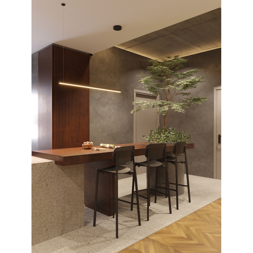 MAXLIGHT P0310D - LED Dimmable chandelier on a string TRIO LED/12W/230V black