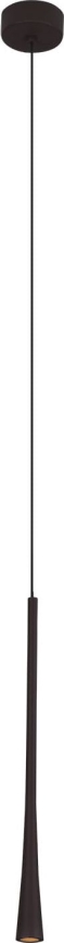 MAXLIGHT P0372 - LED Chandelier on a string COFFEE LED/7W/230V d. 3 cm black
